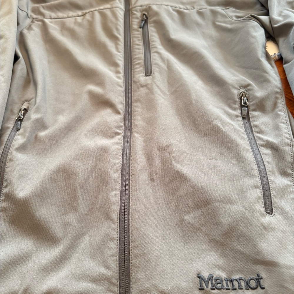 Marmot Light Gray Softshell Jacket - image 2